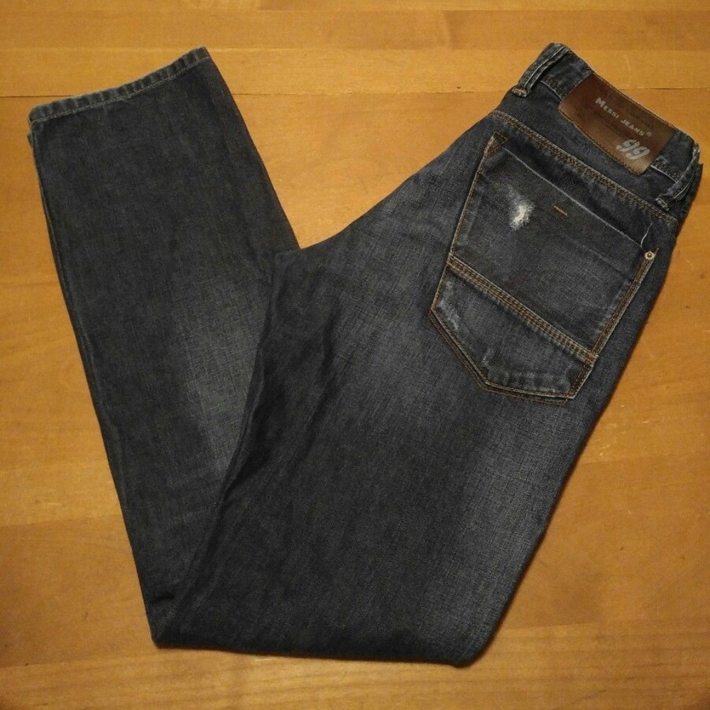 Messi Jeans Size 29 Easy Fit Distressed Skinny
